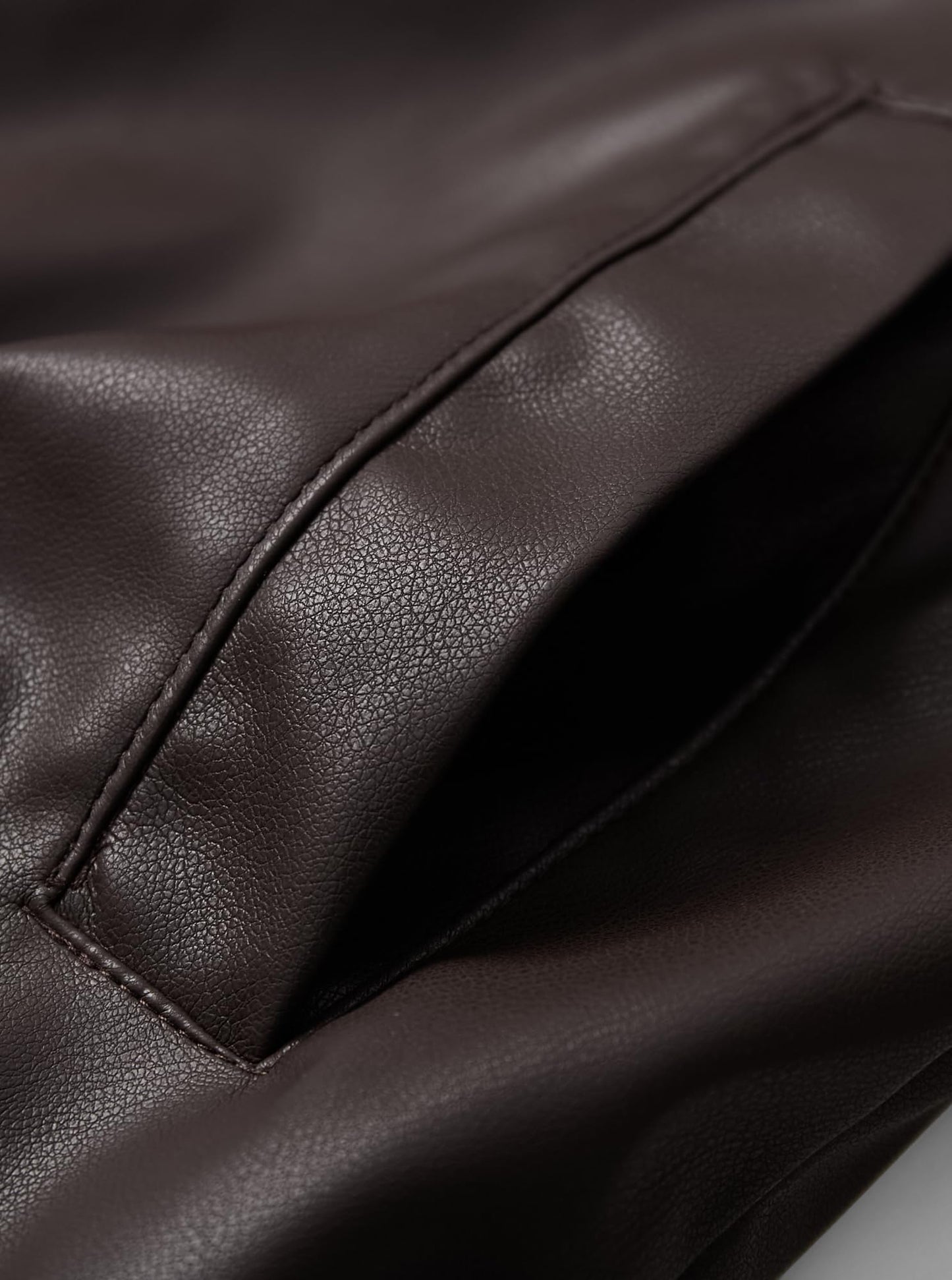 Eliacher Pu Leather Baseball Jacket Women Crop (US 4-6)