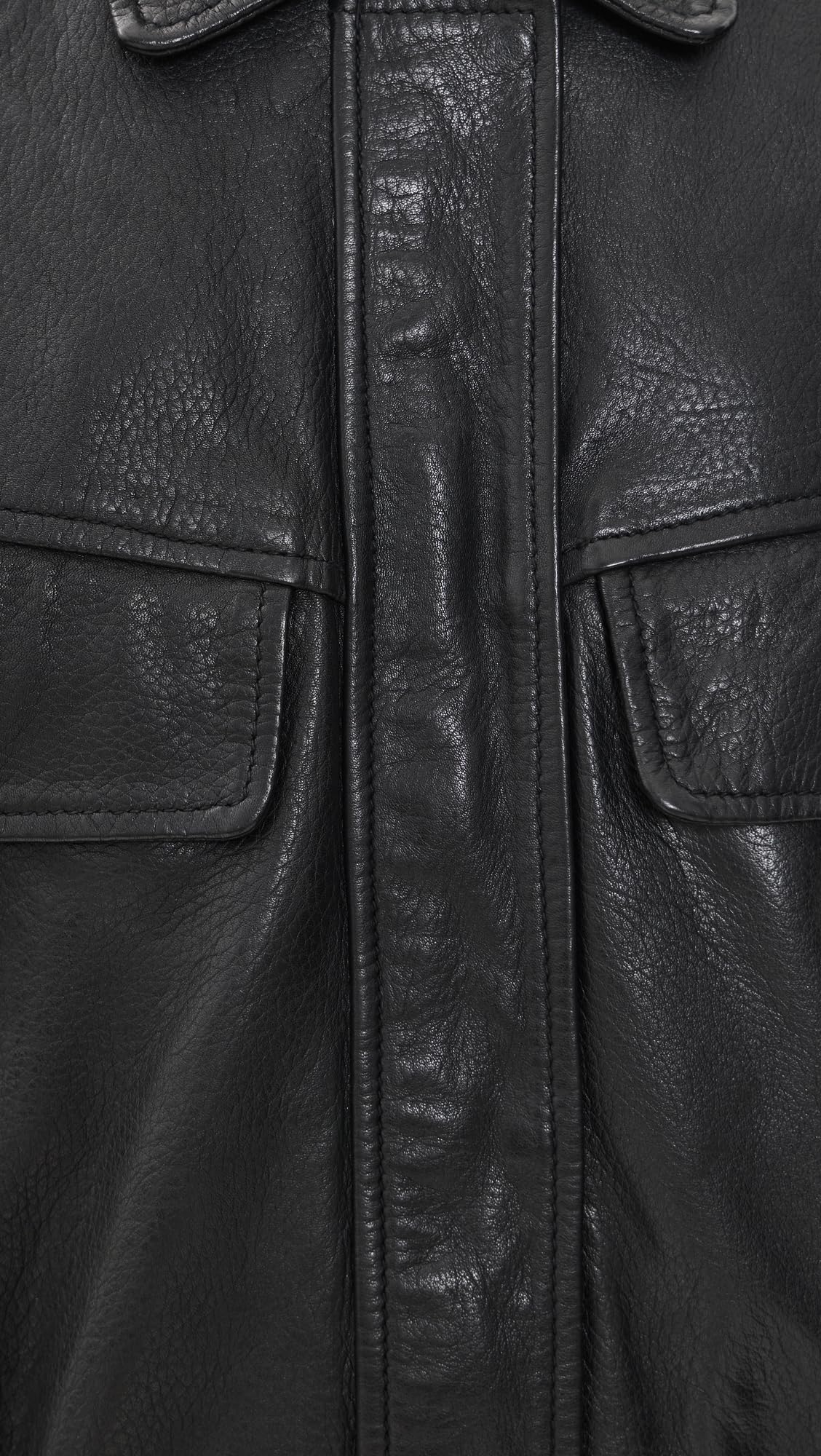 LAMARQUE Women's Trevanna Leather Bomber Jacket, Black, S