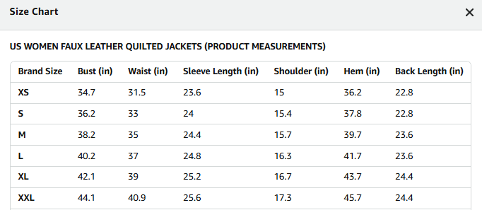S P Y M Womens Faux Leather Jacket, Moto Biker Coat, Quilted Zip Up Outwear