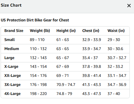RIDBIKER Motorcycle Jacket Full Body Armor, Chest Protection Dirt Bike Gear for Men Motorcycle Gear Motorcycle Armor Motocross MTB Racing Off-Road (Medium, Black)