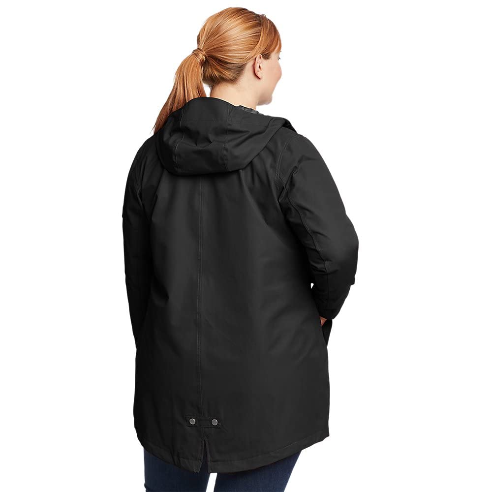 Eddie Bauer Women's Charly Parka, Black, Medium