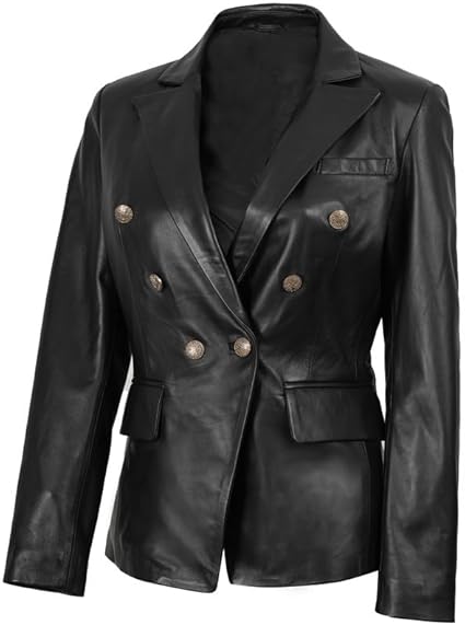 Blingsoul Disc Black Blazer For Women | [1302356] Kinley Black, 2XL