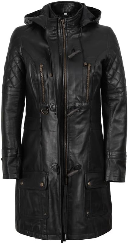 Blingsoul Real Lambskin Leather Jacket Women | [1309254] Lsa Black, L