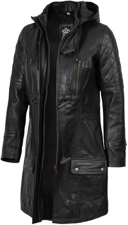 Blingsoul Real Lambskin Leather Jacket Women | [1309254] Lsa Black, L