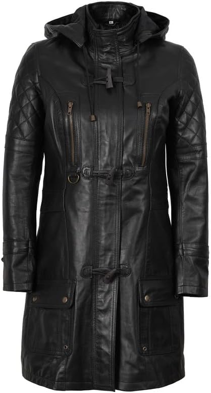 Blingsoul Real Lambskin Leather Jacket Women | [1309254] Lsa Black, L