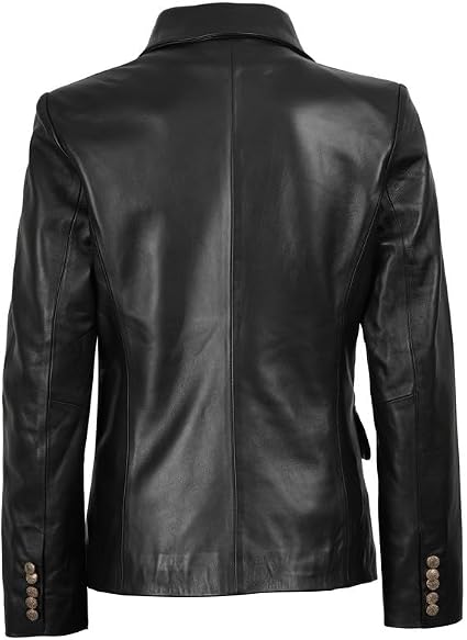 Blingsoul Disc Black Blazer For Women | [1302356] Kinley Black, 2XL