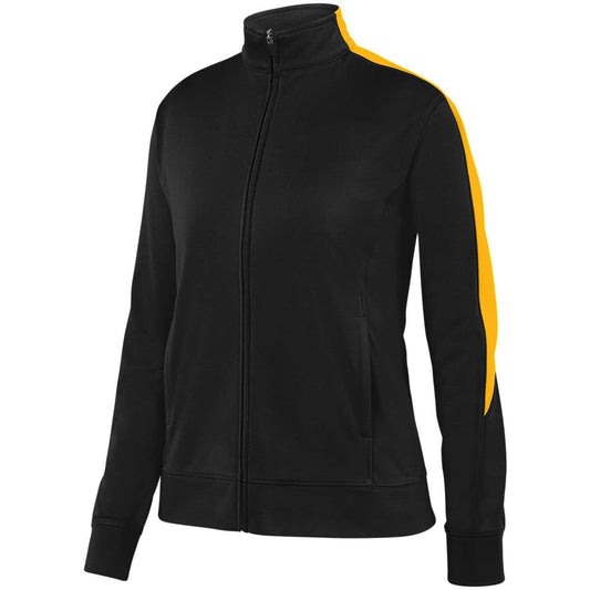 Augusta Sportswear Ladies Medalist Jacket 2.0 Black/Gold XS