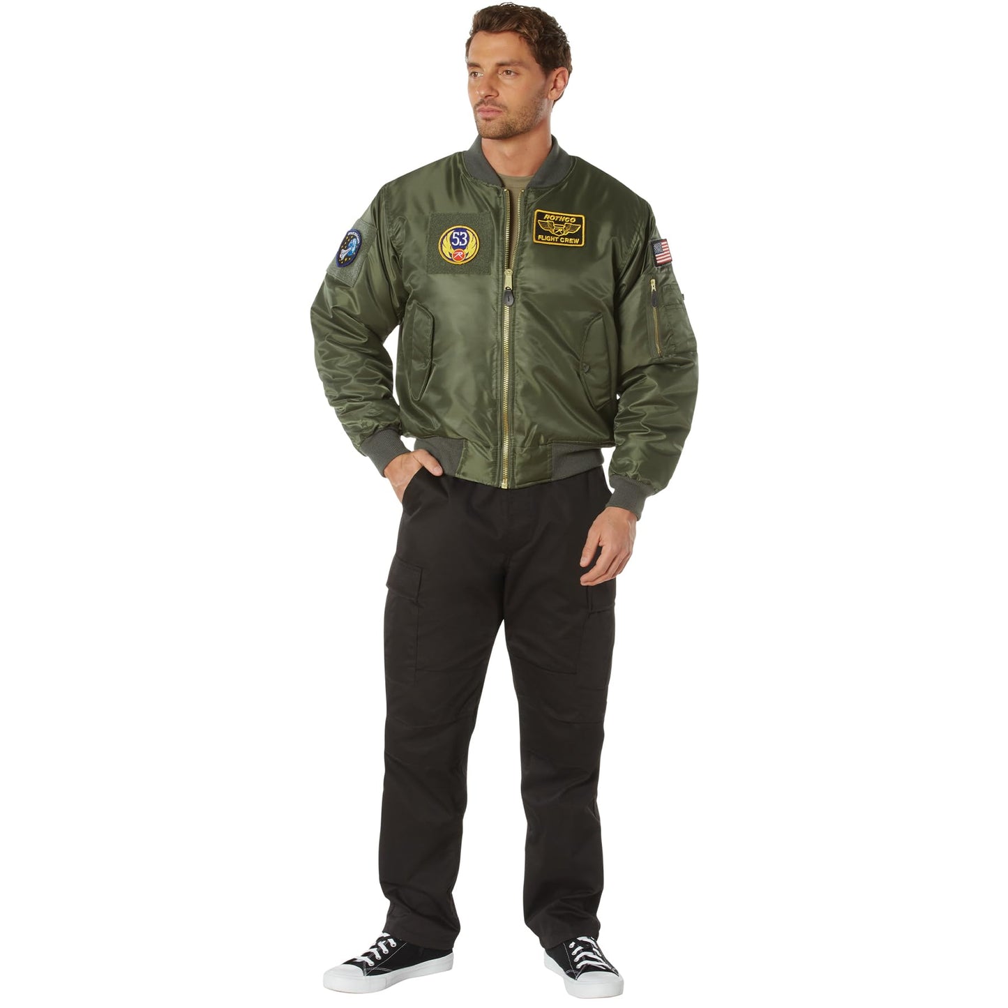 Rothco 7240: Ma-1 Flight Jacket with Patches