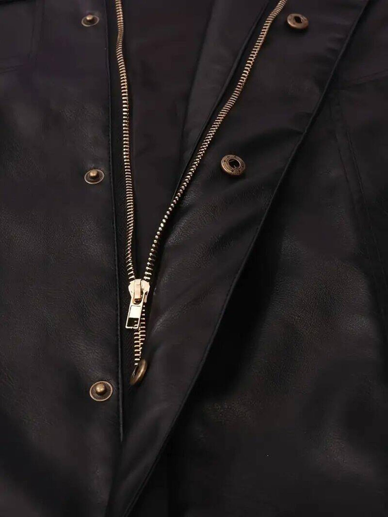 Idopy Men`s Faux Leather Vest Adjustable Lace Up Sides Motorcycle Biker Sleeveless Jacket Waistcoat Black S