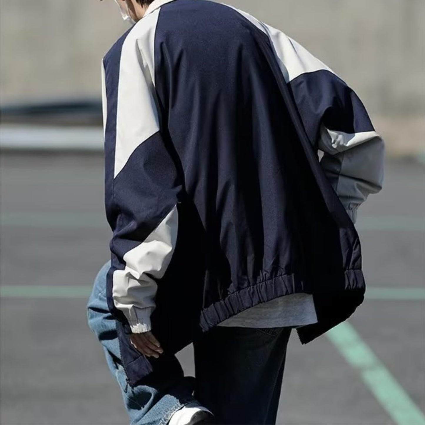 Hesaco Unisex Varsity Jacket, Letter Winter Jackets for Men and Women Streetwear Bomber Coats (US, Alpha, Large, Regular, Regular, Blue2)