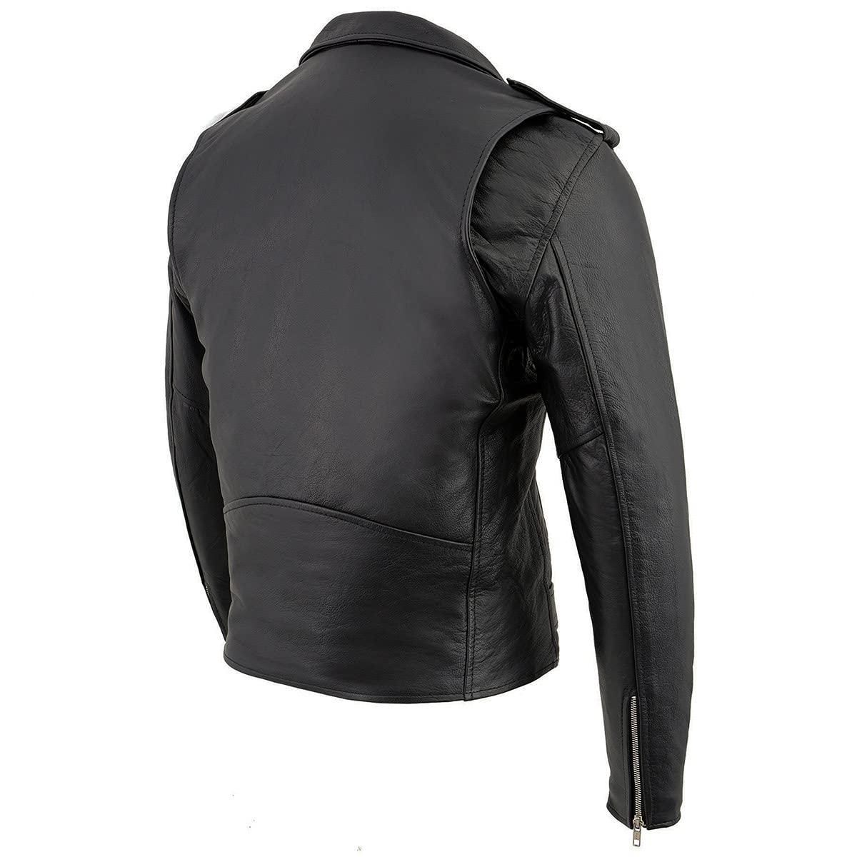 Milwaukee LKM1781-BLK-L Men's Motorcycle Jacket (Black, Large)