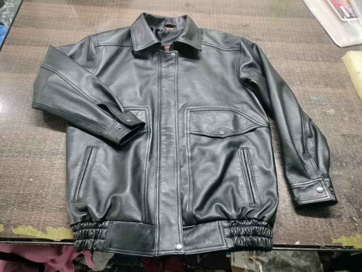 ZAPRIS Women’s Fashion 90s Leather Jacket Ladies Oversized Bomber Jacke| 90’s Retro Vintage Leather Jacket (US, Alpha, Medium, Regular, Regular, Black)