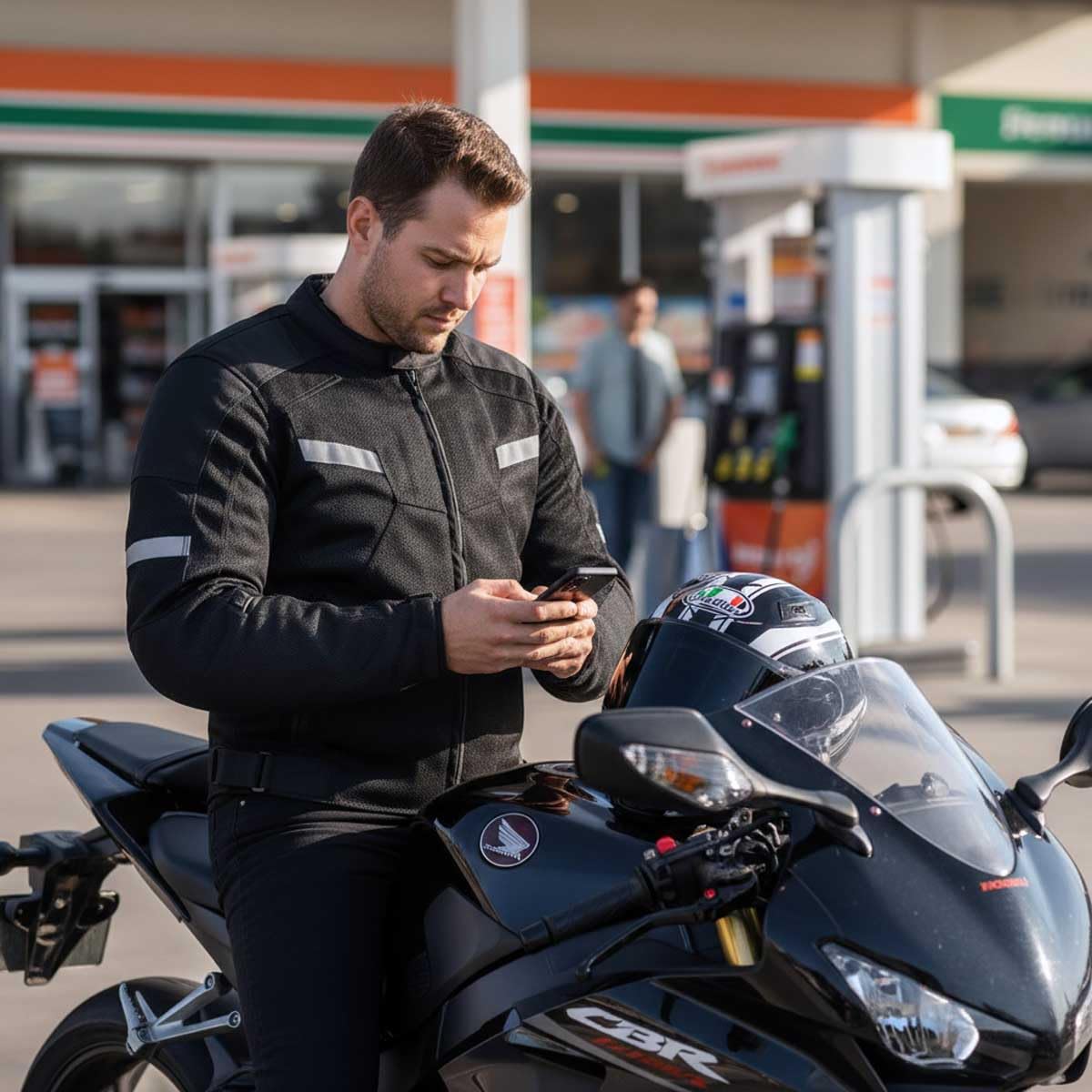 Milwaukee Leather MPM1792 Men's Black CE Armored Textile Motorcycle Jacket- All Season Biker Jacket -Large