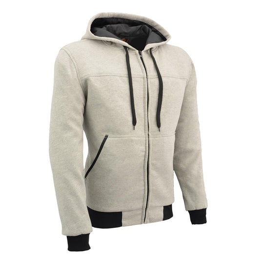 Milwaukee Leather Men's Streetguard Riding Hoodie - Aramid Reinforced with CE Shoulder and Elbow Armor