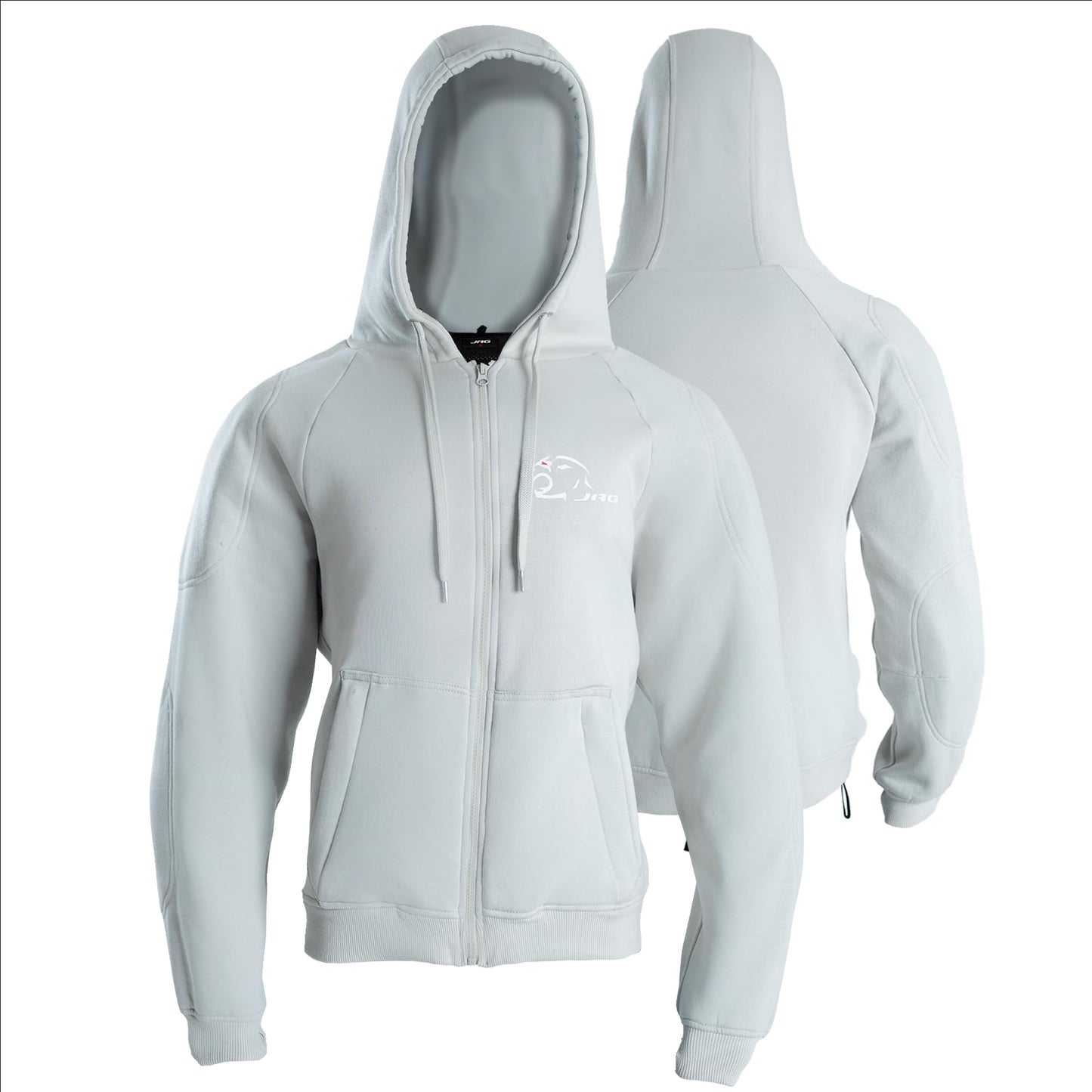 JAG Motorcycle Protective Hoodie with Partial Aramid Lining, Riding Jacket