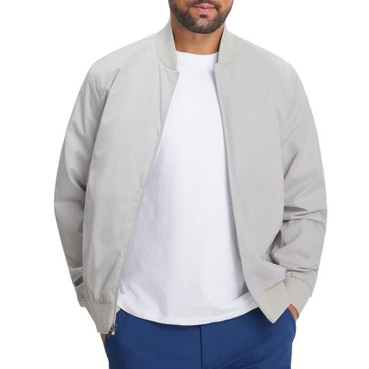 M MAELREG Lightweight Bomber Jacket Men Windproof Casual Flight Varsity Golf Jackets Spring Fall Zip Up Coat