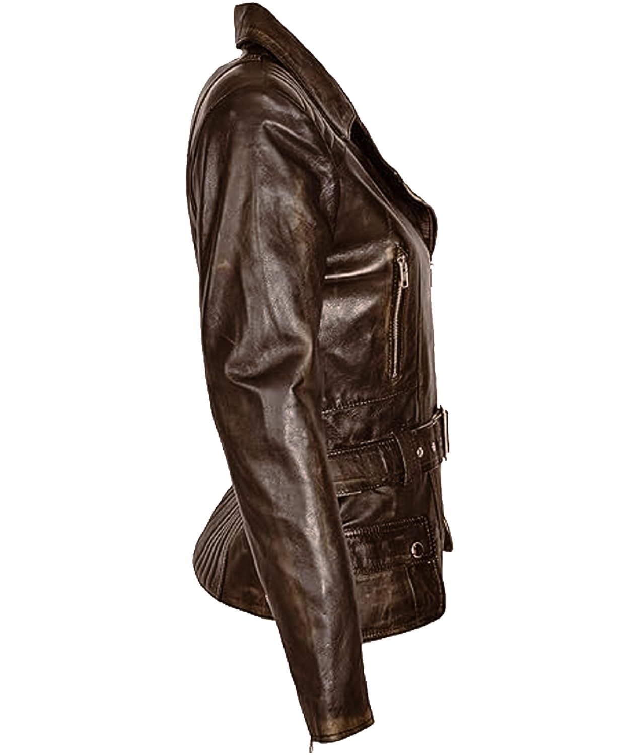 Womens Genuine Lambskin Leather Jacket | Classic rider leather jacket | Black Leather Jacket Women | Womens Leather Jacket (US, Alpha, 4x_l, Regular, Regular, Brown Coat)