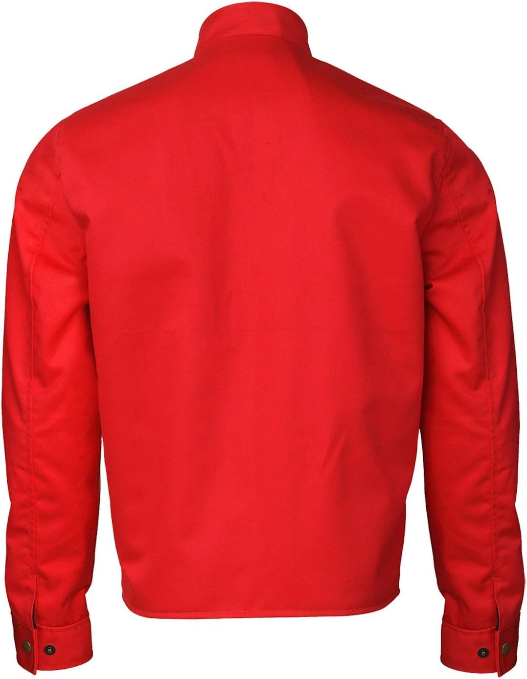 CHICAGO-FASHIONS Mens Speed Racer Movie Retro Classic Stripes Motorcycle Red Jacket - Vintage Cotton Biker Steve Jacket