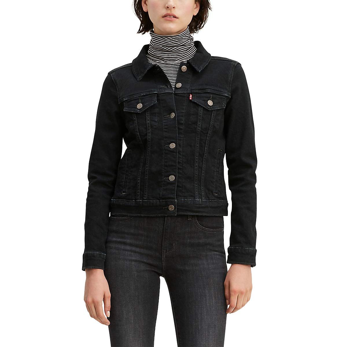 Levi's®, Women's, Original Trucker, Black Air, X-Small