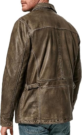 Men's Classic Real Suede Leather Bomber Jacket |Men's Western Style Softshell Suede Leather Jacket