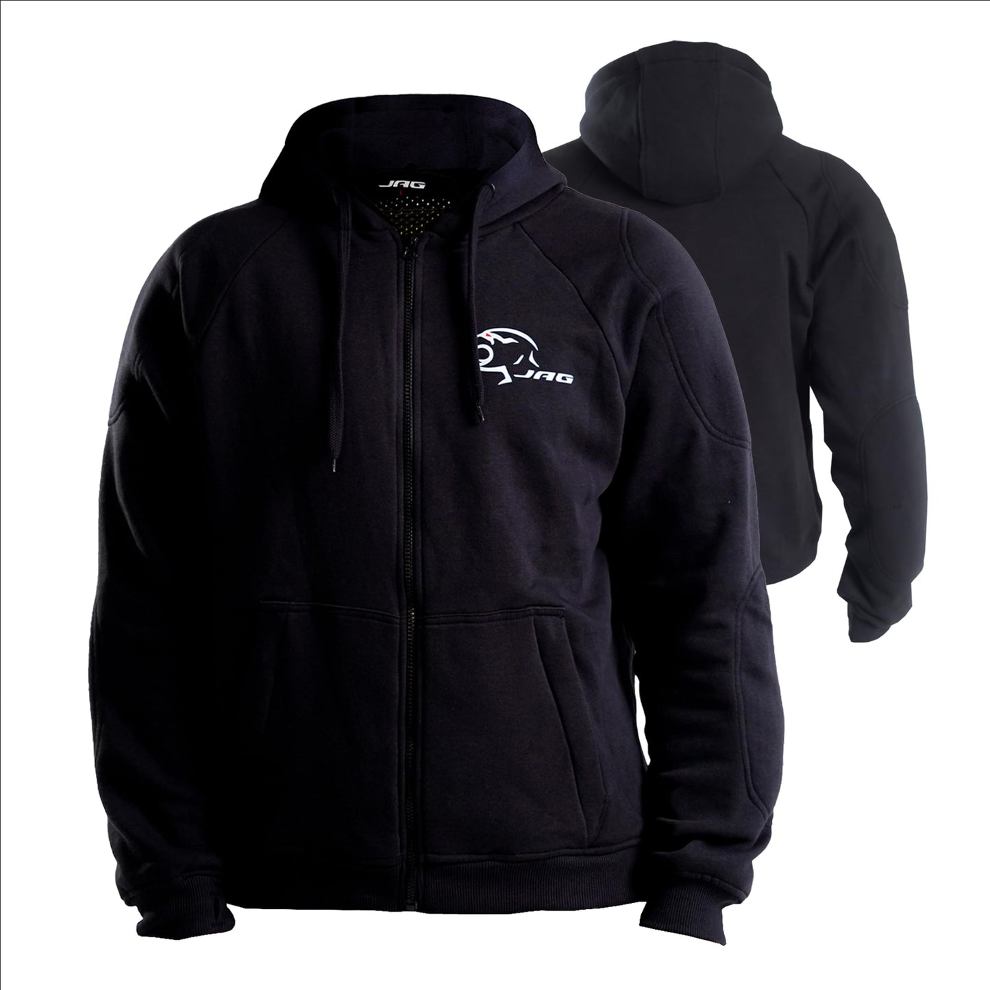 JAG Motorcycle Protective Hoodie with Partial Aramid Lining, Riding Jacket