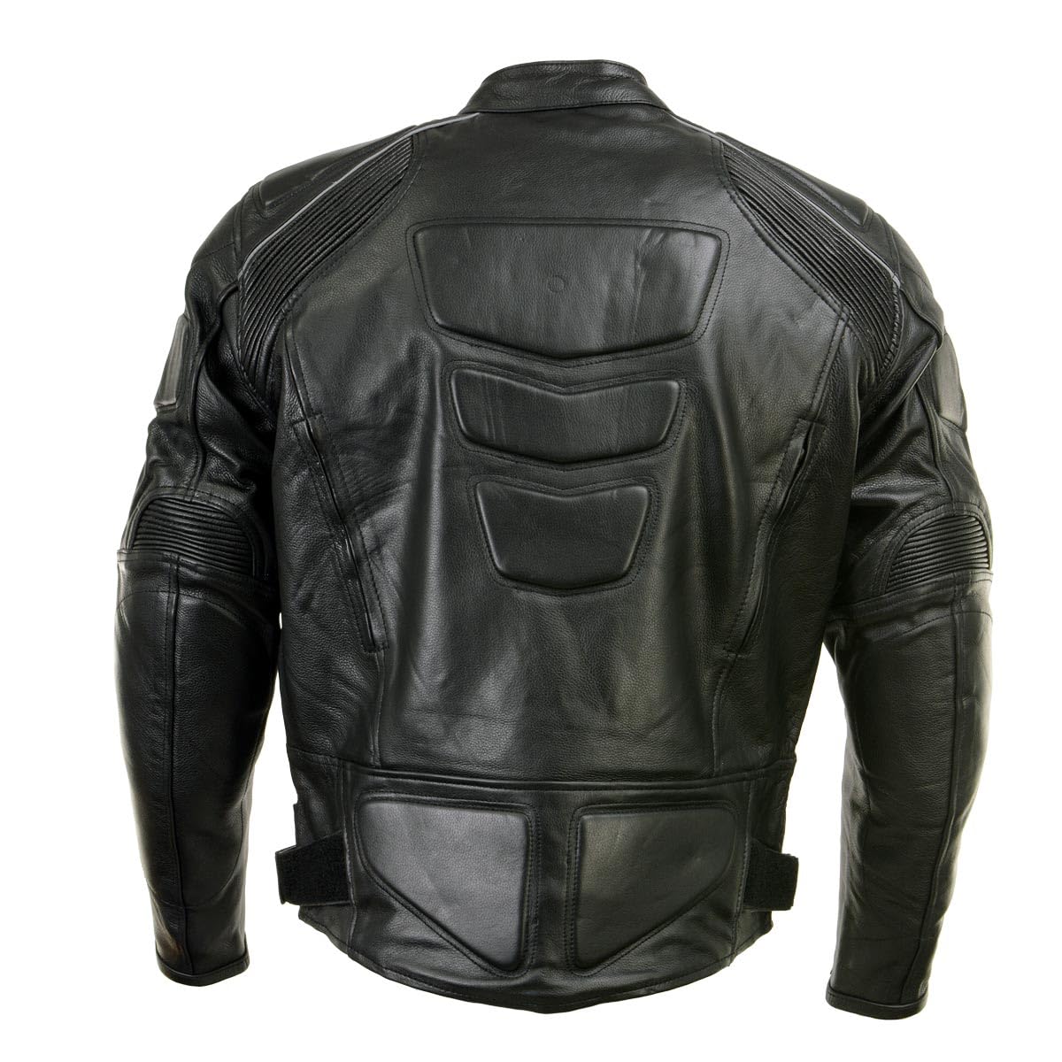 Milwaukee Leather Men's Racer Style Premium Leather Motorcycle Jackets - Small