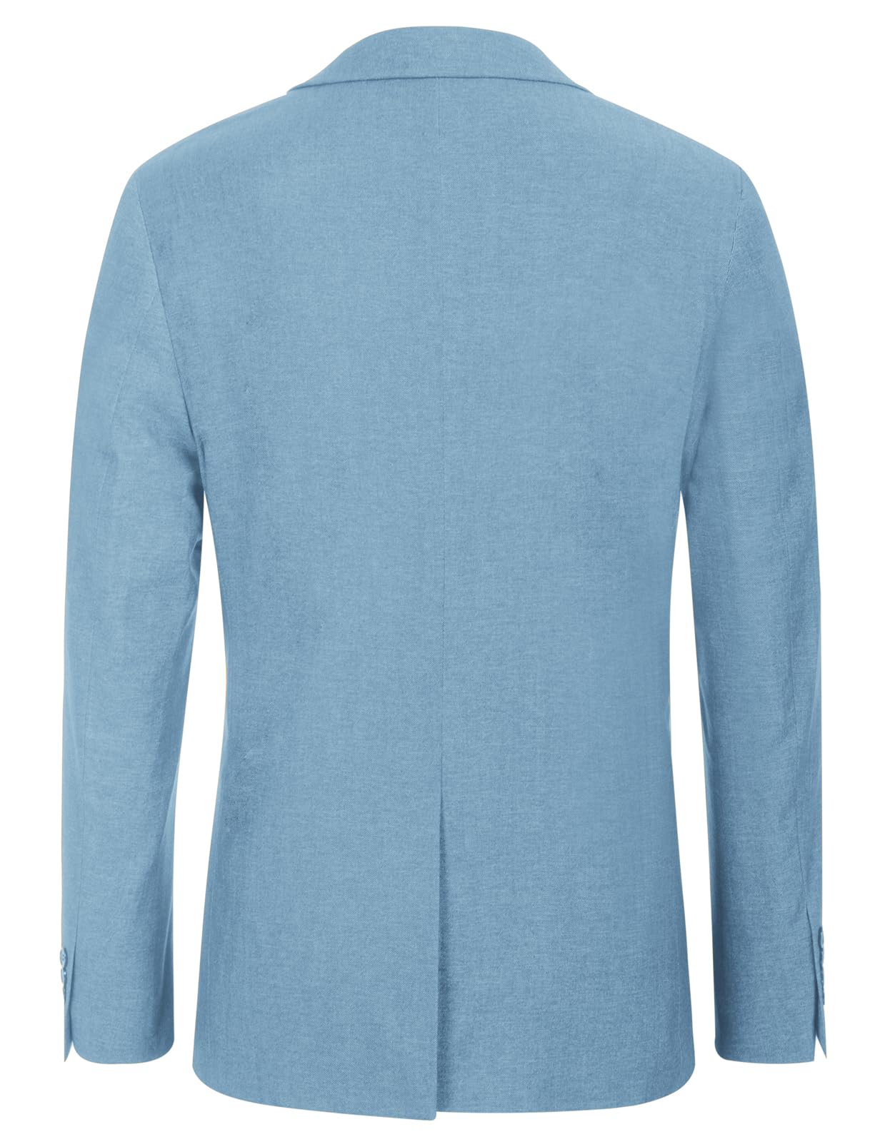 GRACE KARIN Mens Casual Sport Coats 2 Button Suit Jacket with Pockets Lightweight Sport Coat Blazer Sky Blue M