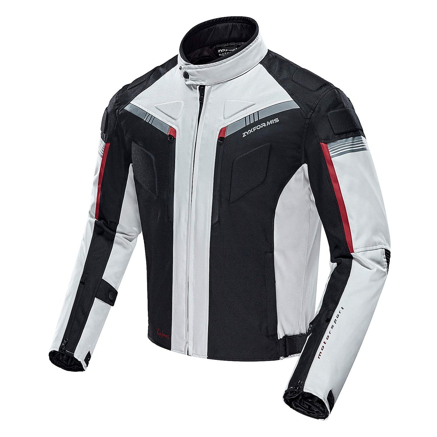Zyxformis Motorcycle Jacket Motorbike Biker Waterproof Jackets Windproof Full Body Protective Gear Armoured Summer Winter for Men