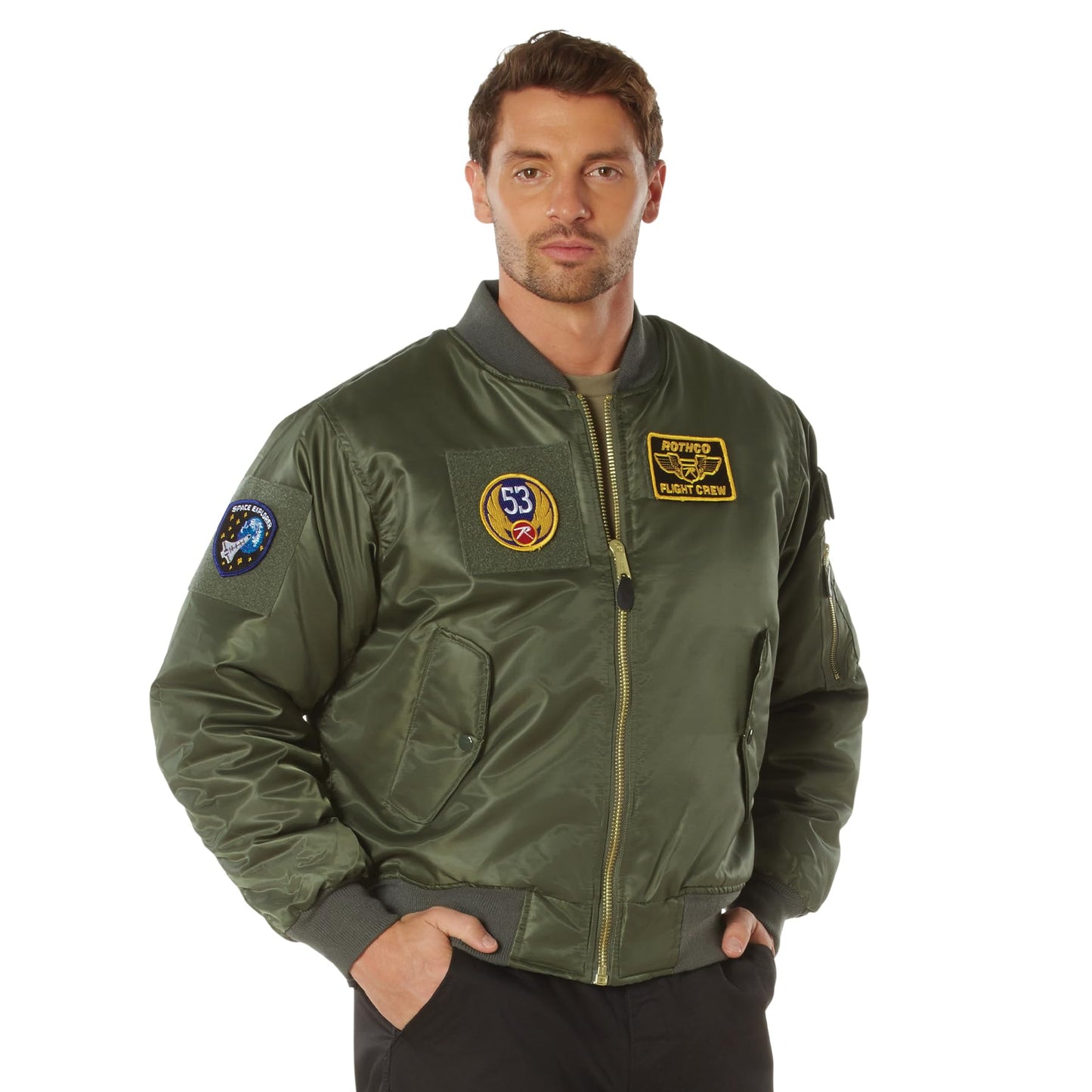 Rothco 7240: Ma-1 Flight Jacket with Patches
