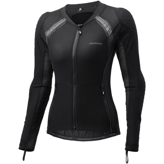 Oumurs Motorcycle Jacket Women Armored Motorcycle Shirt with CE Certified Protective Mesh Jacket with Reflective Strips, All Season Motorcycle Riding Shirt for Motorcycle Bicycle Scooter Riding Gear