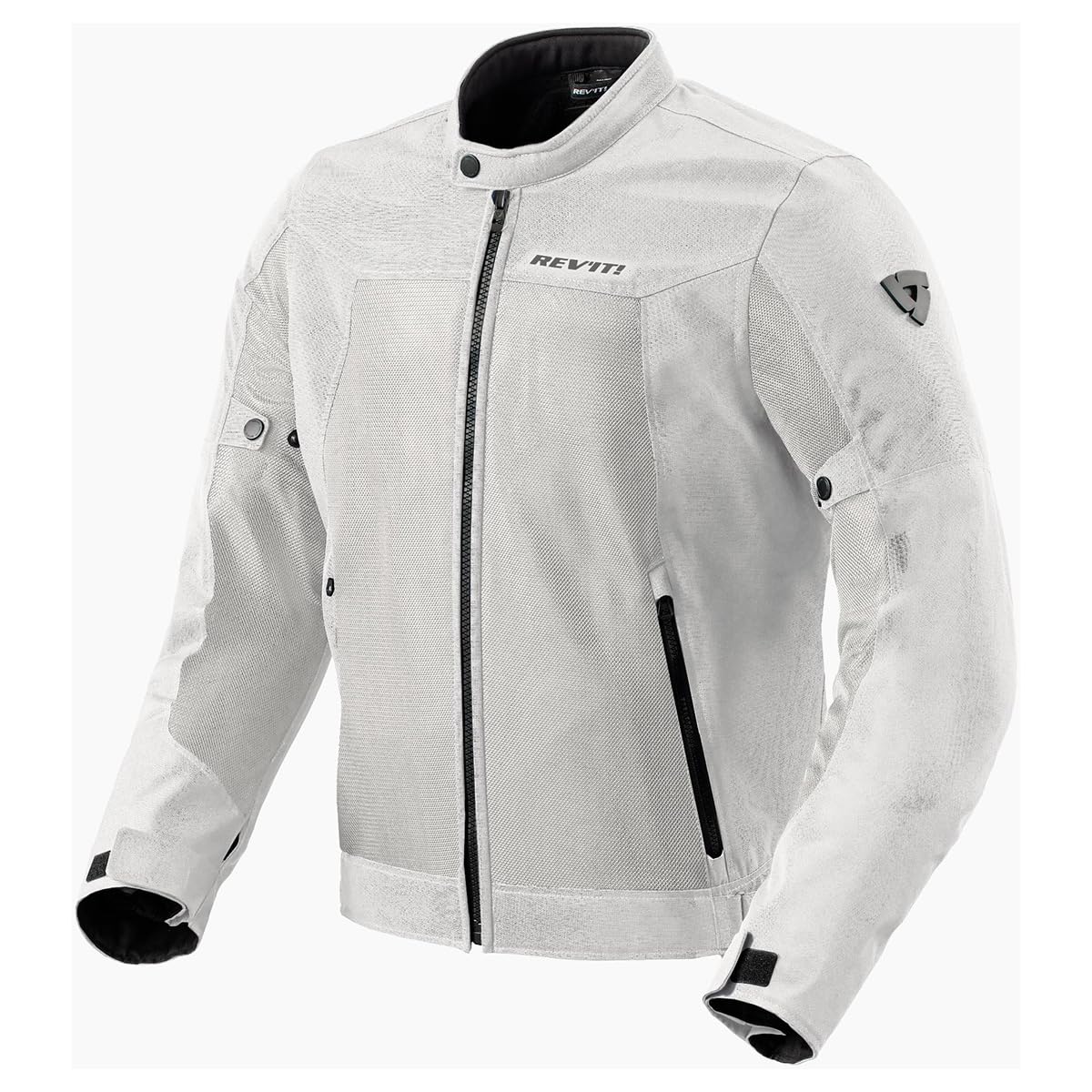 REV'IT! Men's Eclipse 2 Mesh Motorcycle Jacket (Silver - X-Large)