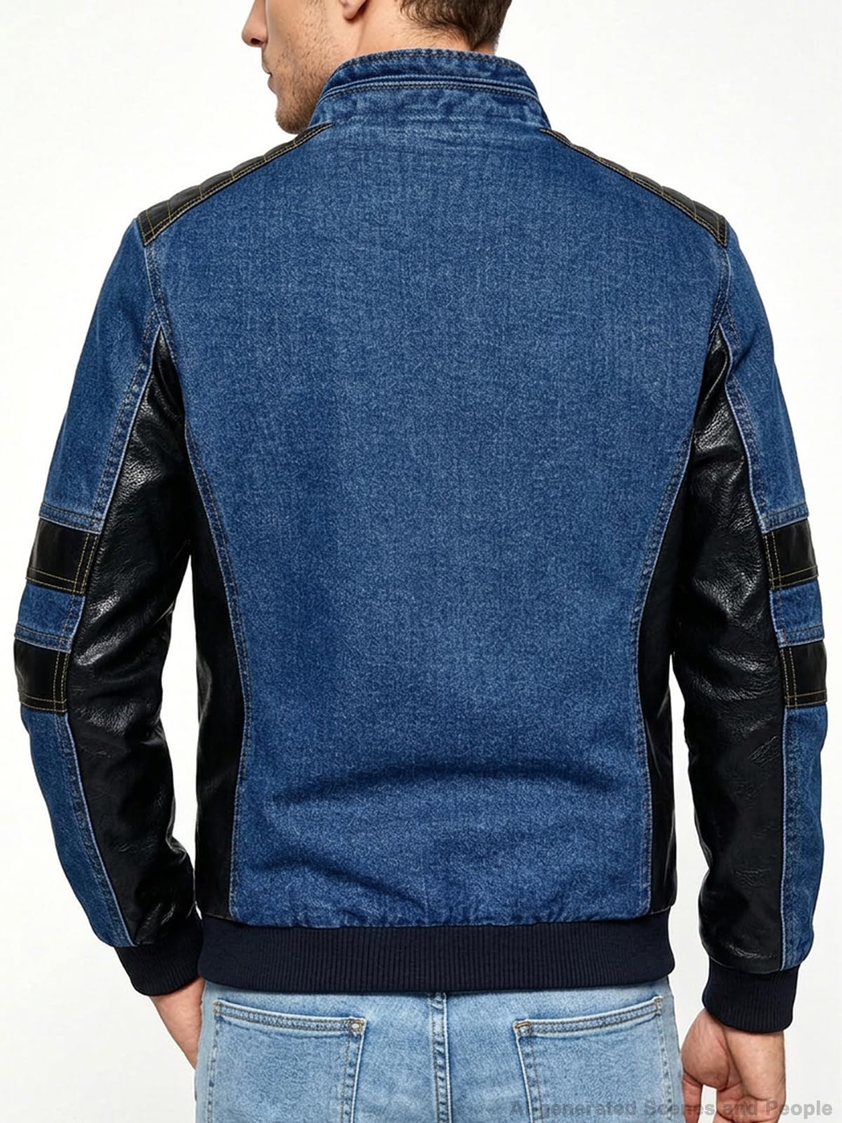 INVACHI Jean Jacket, Denim Jacket, Denim Coat, Biker Jackets，Trucker Jackets，Motorcycle Jacket