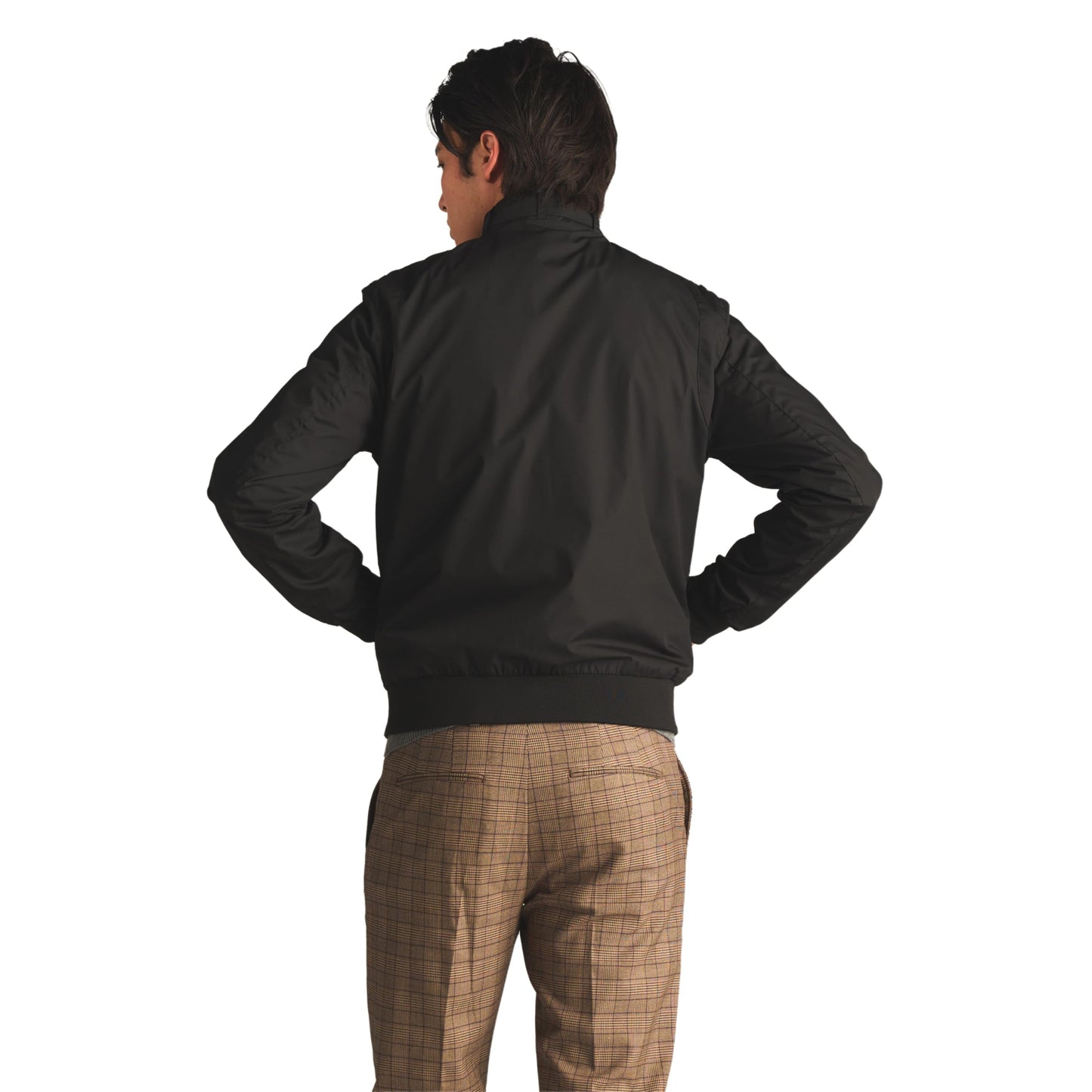 Members Only Men's Classic Iconic Racer, Slim Fit Jacket (Black, XL)