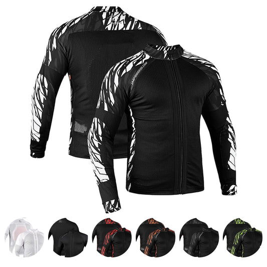 JAG Mesh Motorcycle Protective Shirt, Summer Riding Shirt for Men & Women