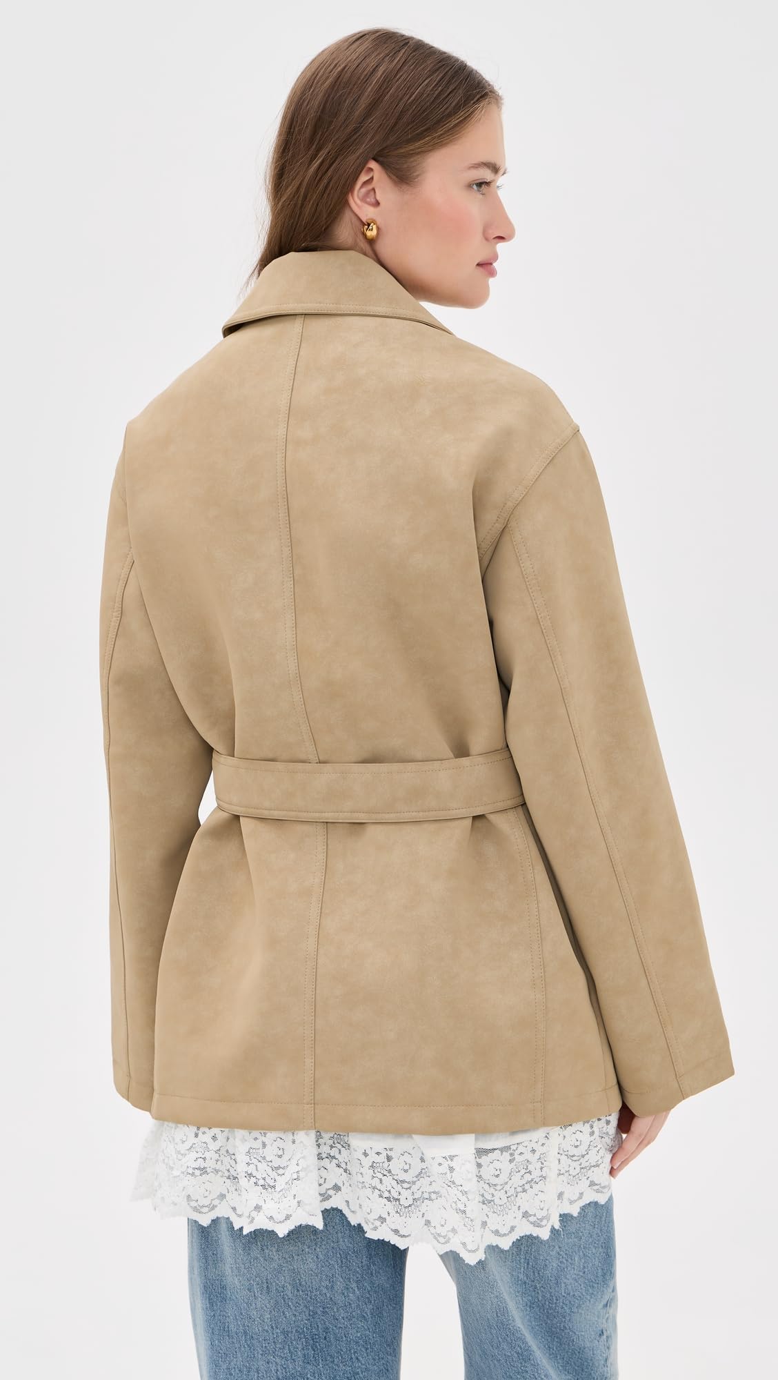 4TH+RECKLESS Women's Rowena Jacket, Camel, M