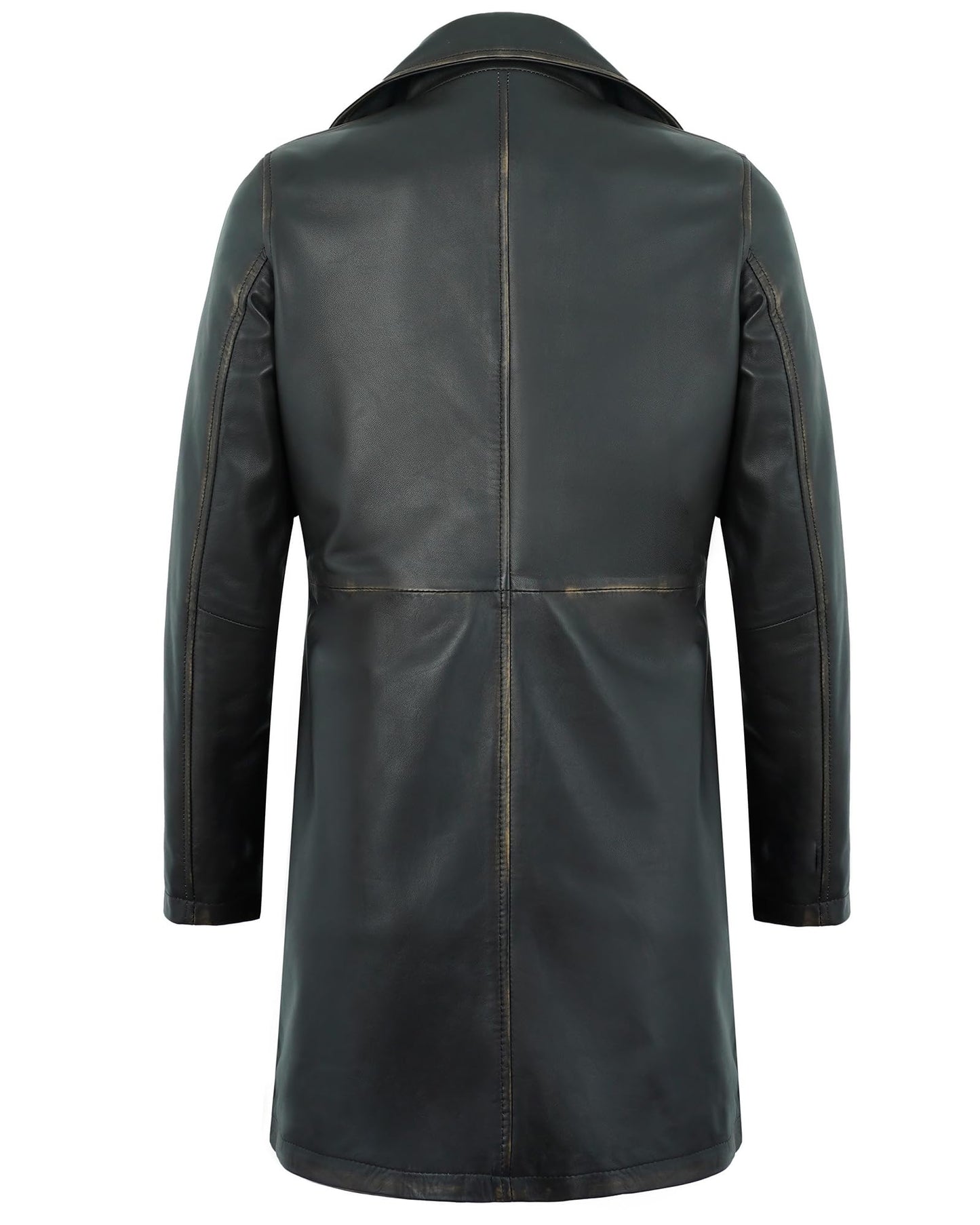 UrbanFocal Real Lambskin Outerwear Black Leather Coats For Women - Casual Long Womens Leather Jackets | [101012105] Angla Ruboff, XL