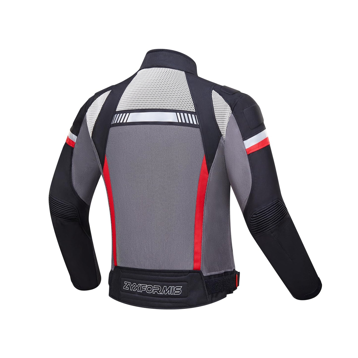Zyxformis Summer Motorcycle Jacket, Breathable Mesh Motorcycle Riding Jacket For Men With CE Armored