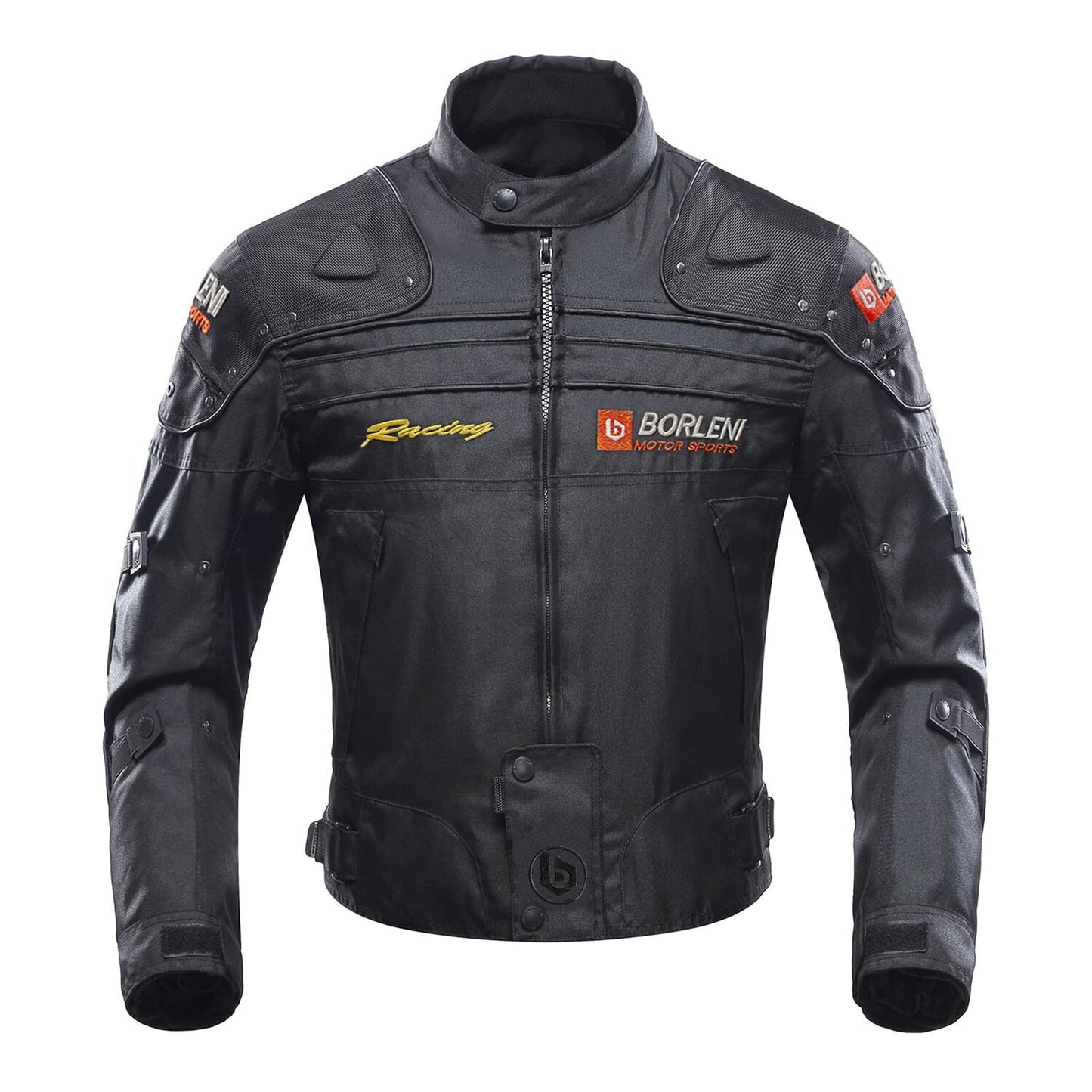 BORLENI Motorcycle Jacket for Men with Armor Riding Jacket CE Approved