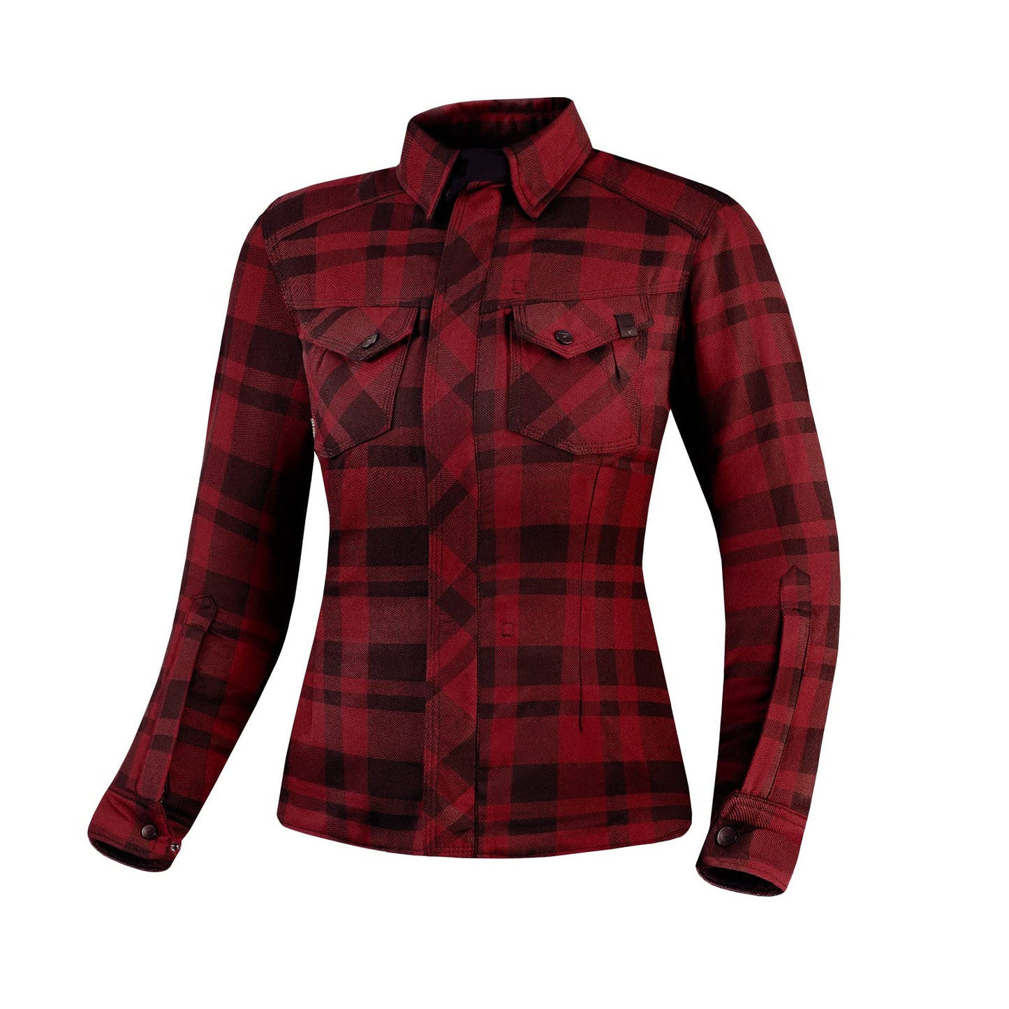 SHIMA Renegade 2 Motorbike Shirt for Women AirForce Back Protector Armour Riding Motorcycle Jacket Stretch Bikers Ventilated Lightweight Armoured Bike Textile Motorcycles (Womens, Red, XXL)