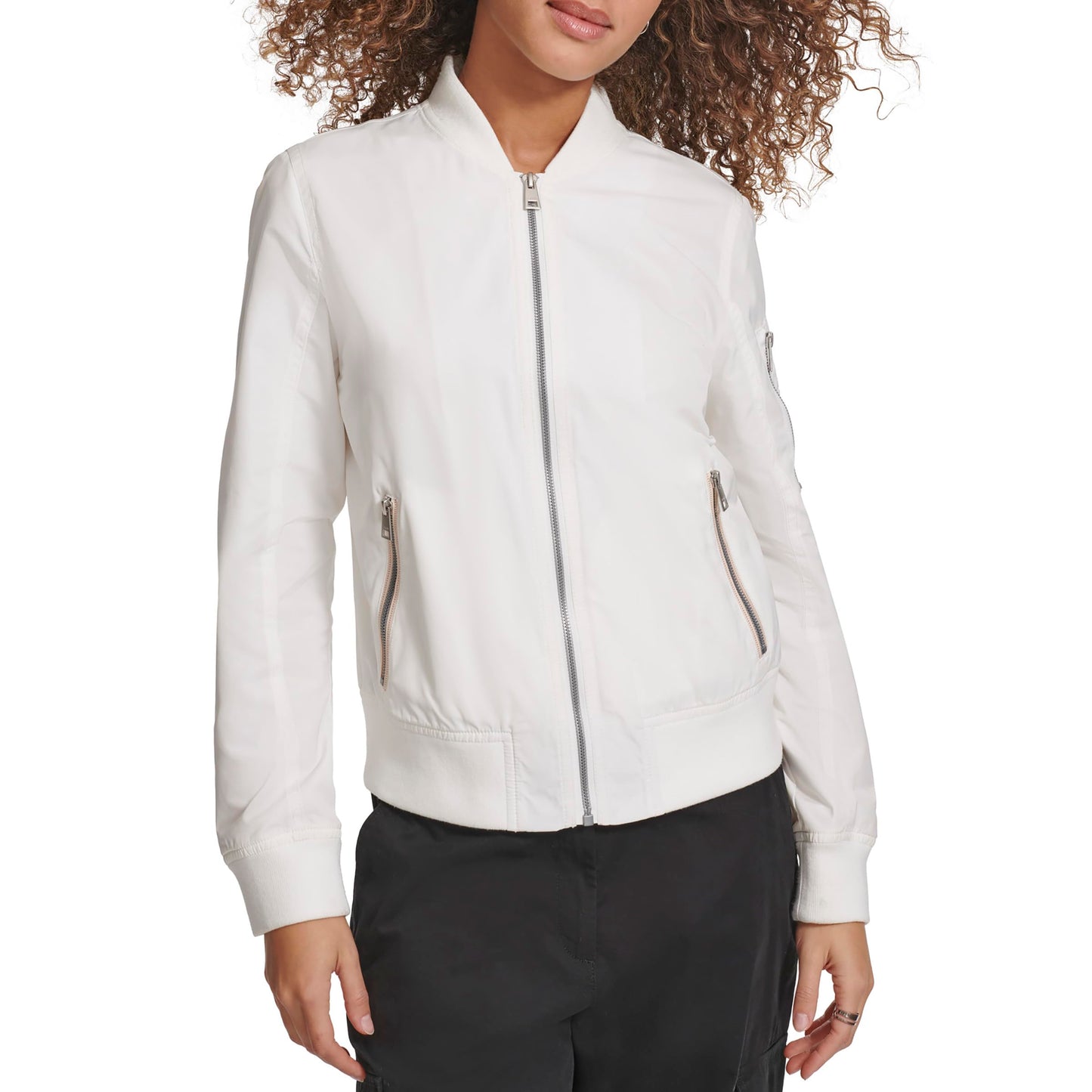 Levi's® Flight Bomber Jacket White Solid SM