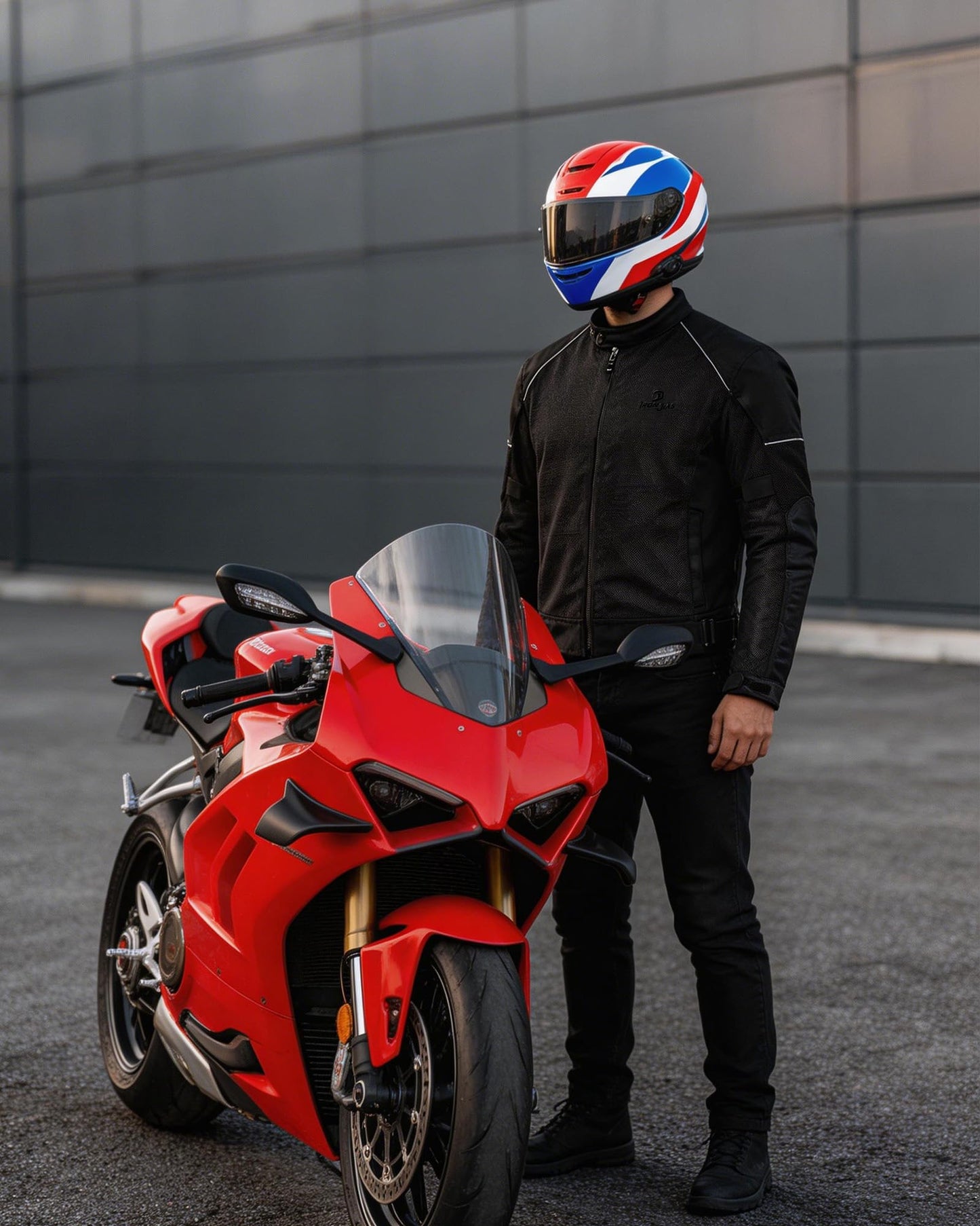 IRON JIA'S Summer Motorcycle Riding Jacket for Men, CE Certified