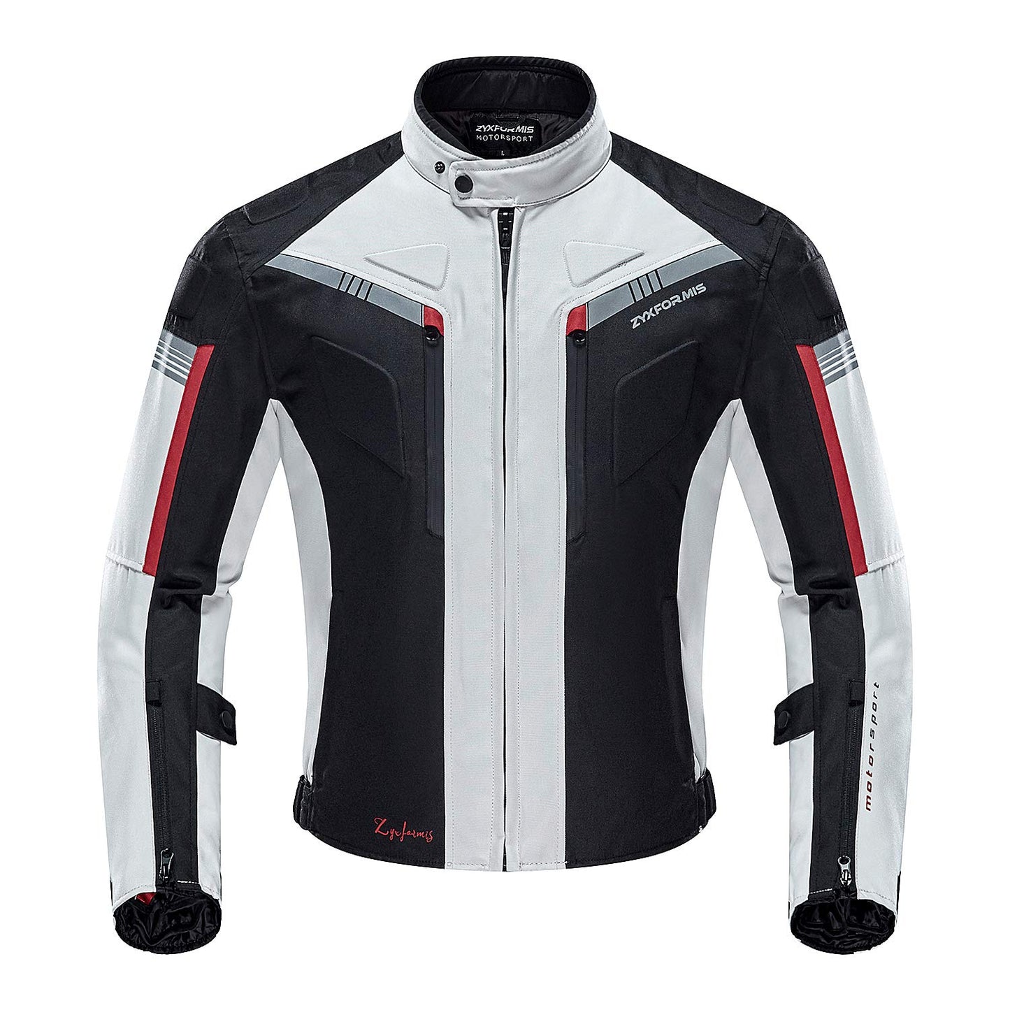 Zyxformis Motorcycle Jacket Motorbike Biker Waterproof Jackets Windproof Full Body Protective Gear Armoured Summer Winter for Men