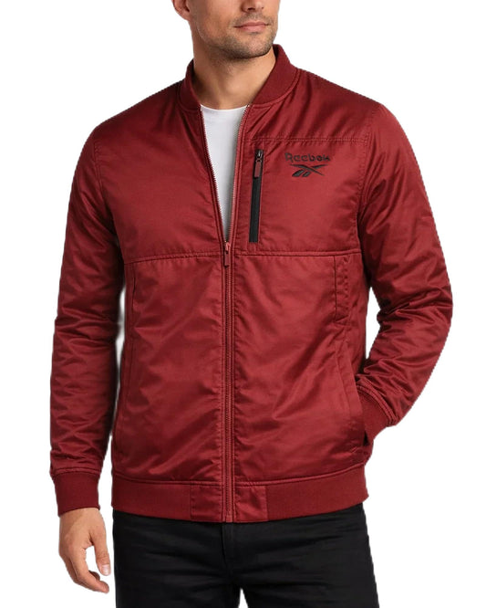 Reebok Mens Insulated Bomber Jacket for Golf, Gym & Hiking