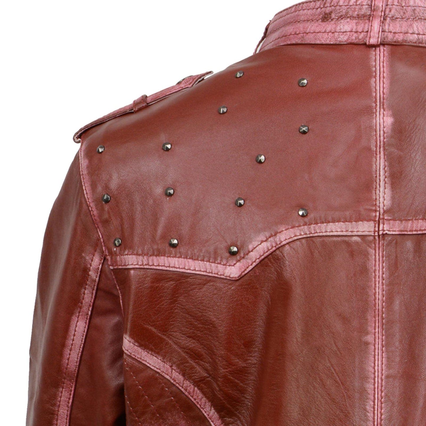 Milwaukee Leather Women's Premium Leather Biker Style Casual Fashion Coats-Jackets SFL - Large