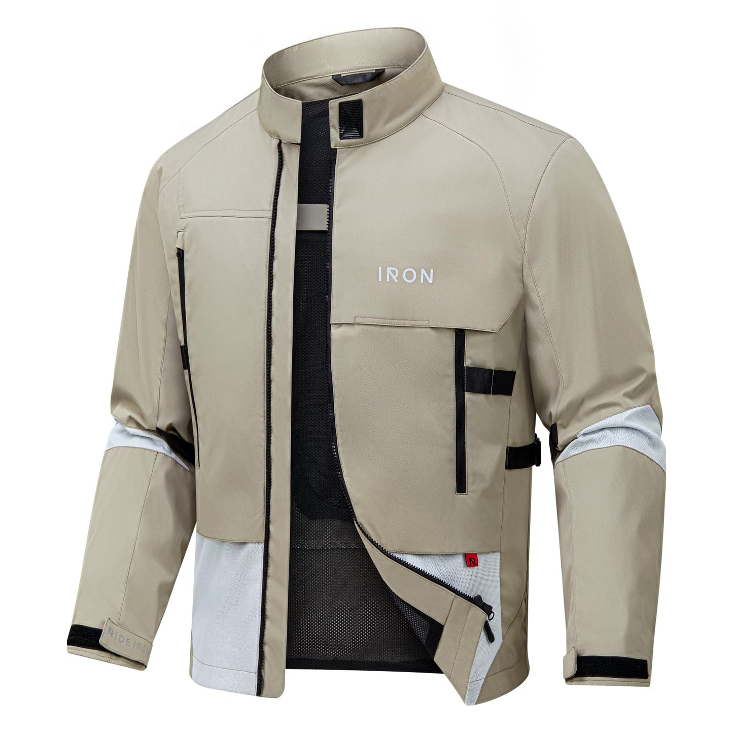 RIDEIRON Summer Motorcycle Riding Jacket with CE Armor