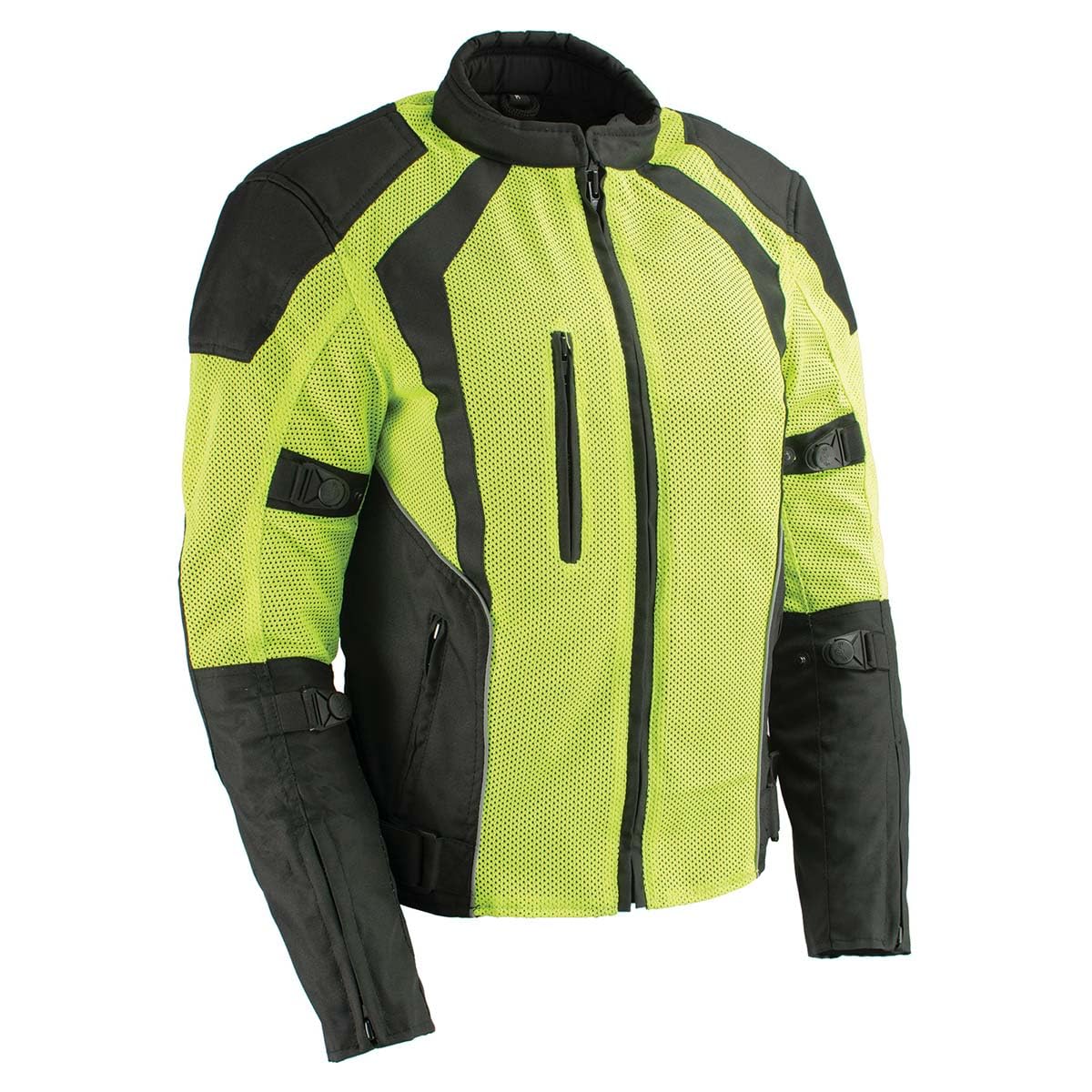 Milwaukee Leather Women's Textile Classic Crossover Motorcycle Riders Jacket - All Year Wear - Medium - Medium