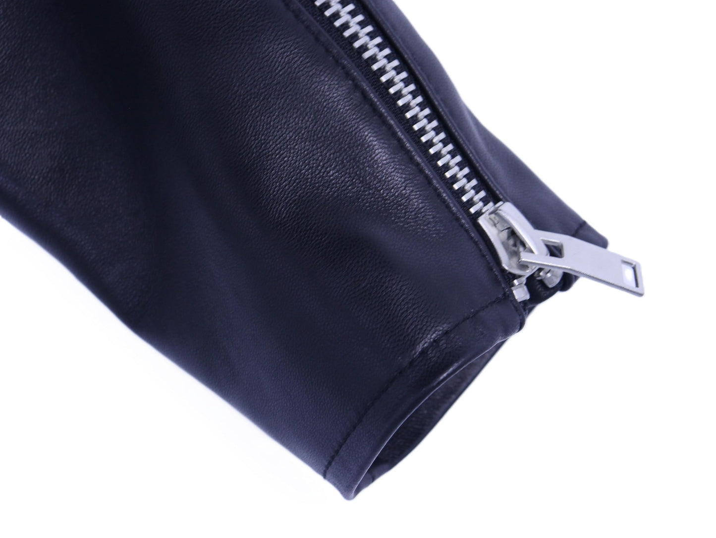 shamofeng Women Rivet Leather Coat Jacket Short Slim Genuine Leather Sheepskin Spring Fall Outfits Fashion Clothes Black L