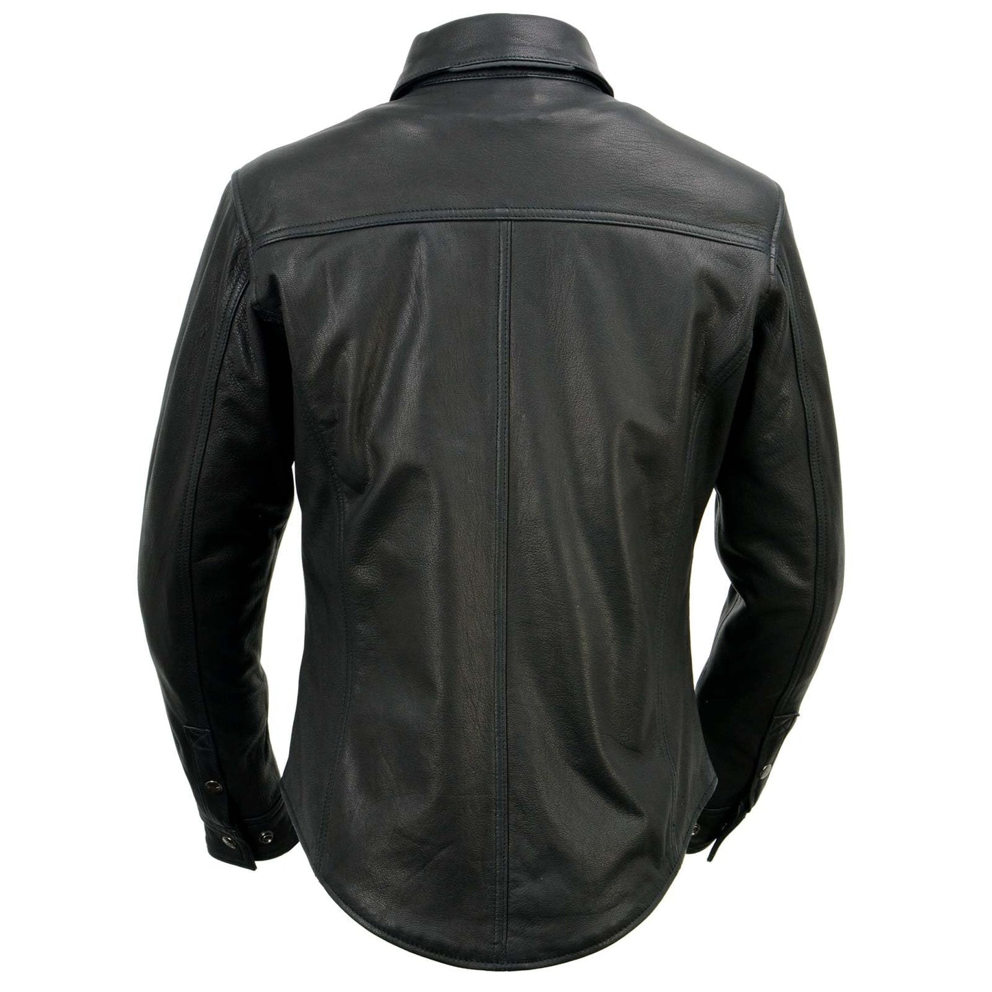 Milwaukee Leather MLL2600 Women's Black Premium Leather Shirt Style Jacket w/Removable Liner - Large