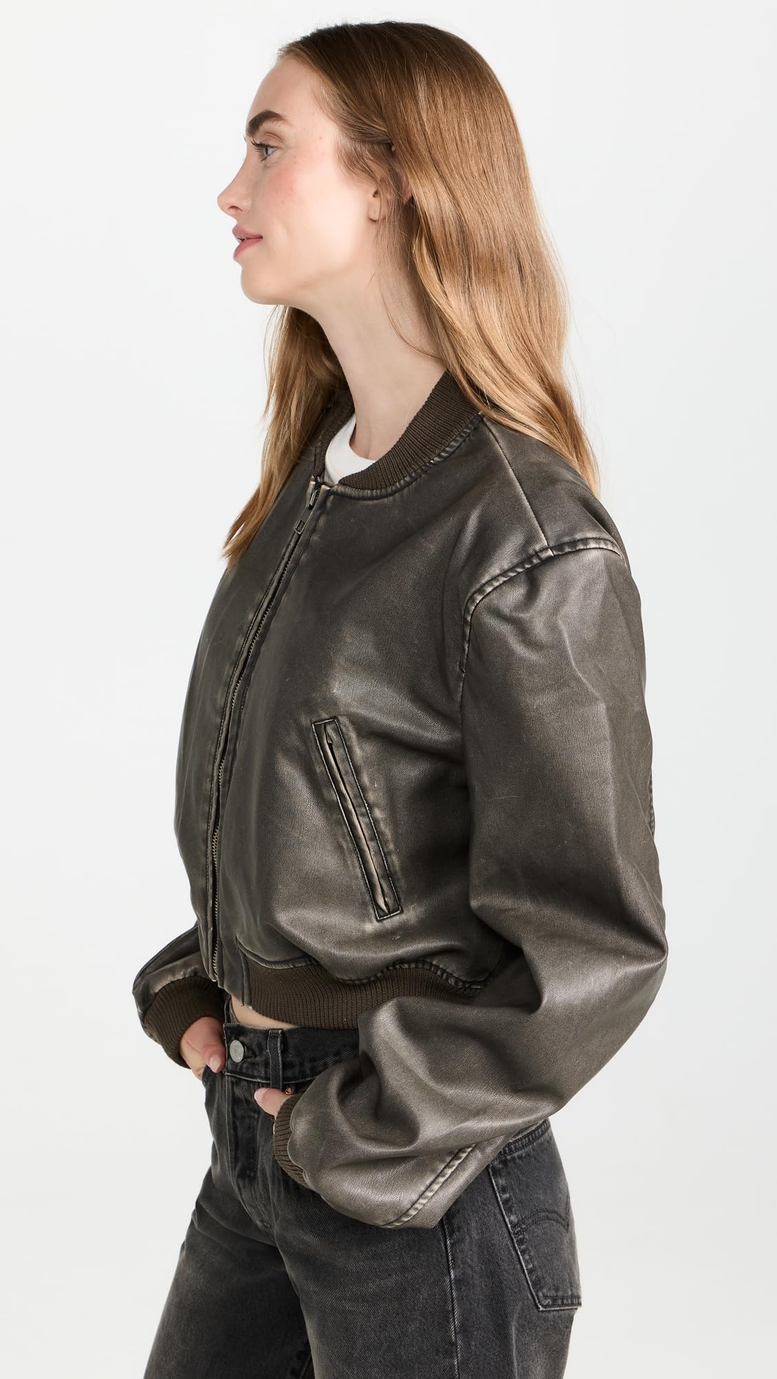 Lioness Women's Allure Bomber, Charcoal, XS