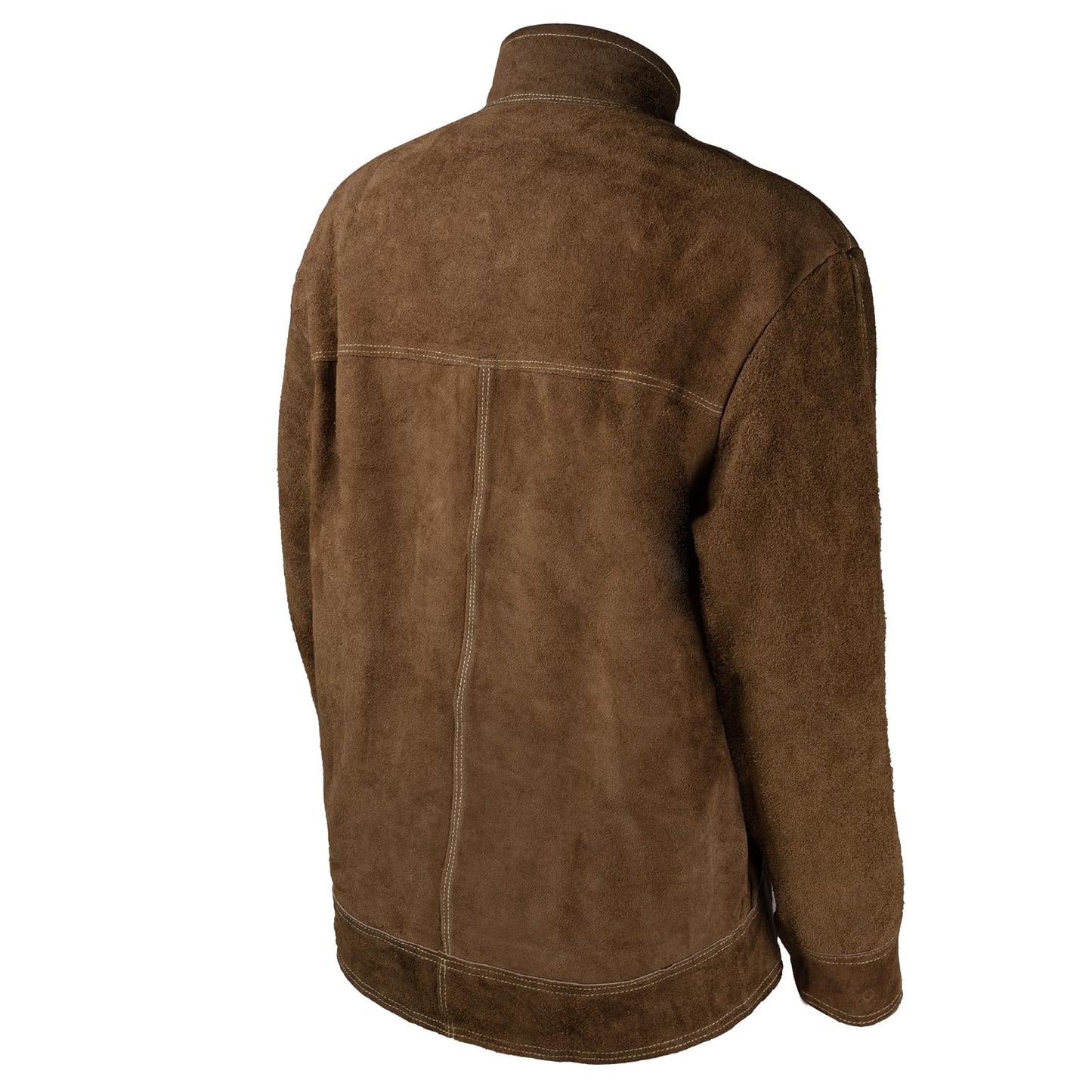 YESWELDER Leather Welding Jacket for Men Women, Heavy Duty welder jacket, Heat Flame Resistant Welding Coat